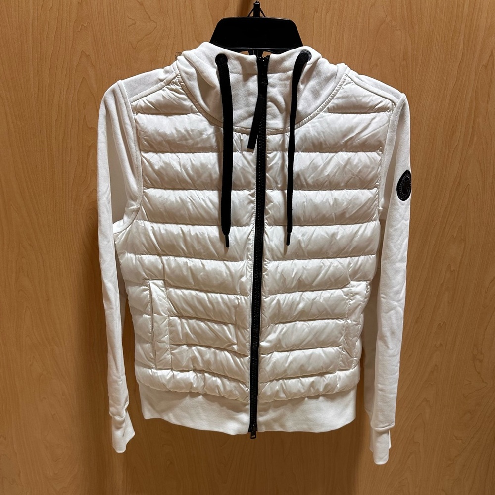 Canada Goose White and Black Hoody